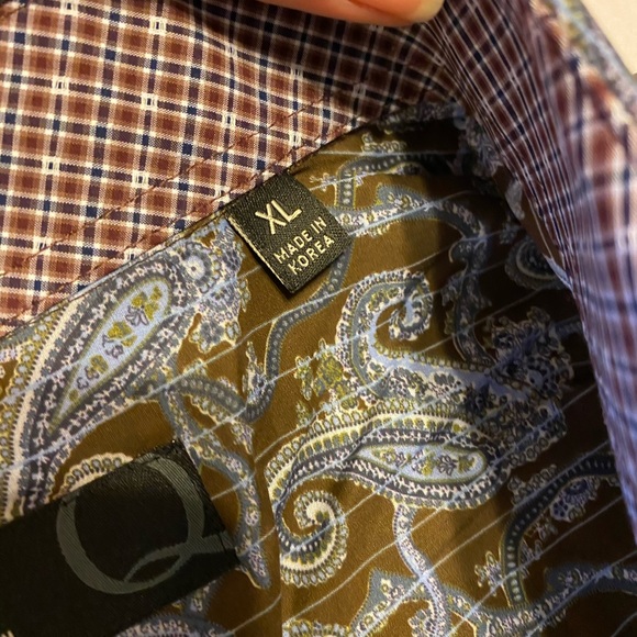 Men’s paisley button-up - Picture 2 of 2